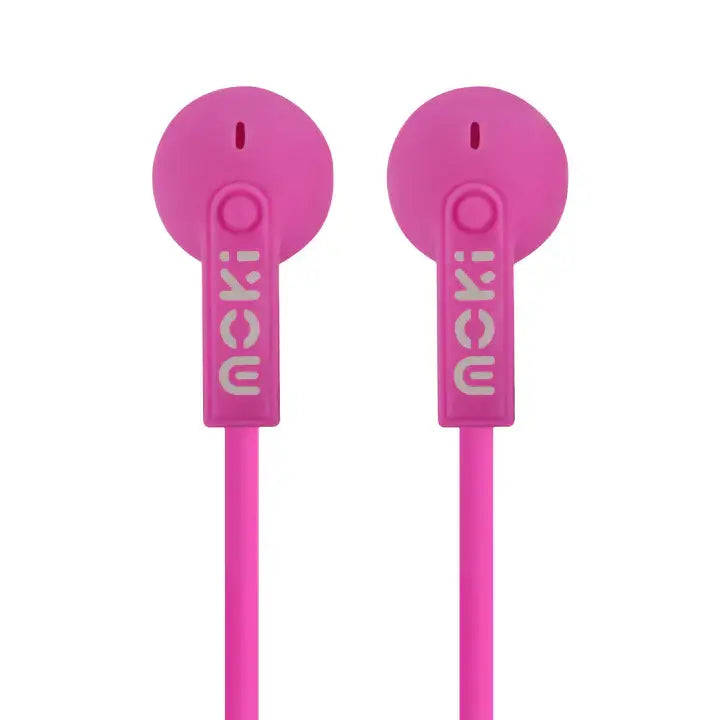 Moki Dots Noise Isolation Earphones - Pink